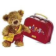 Knopf Steiff Teddy Bear in Suitcase